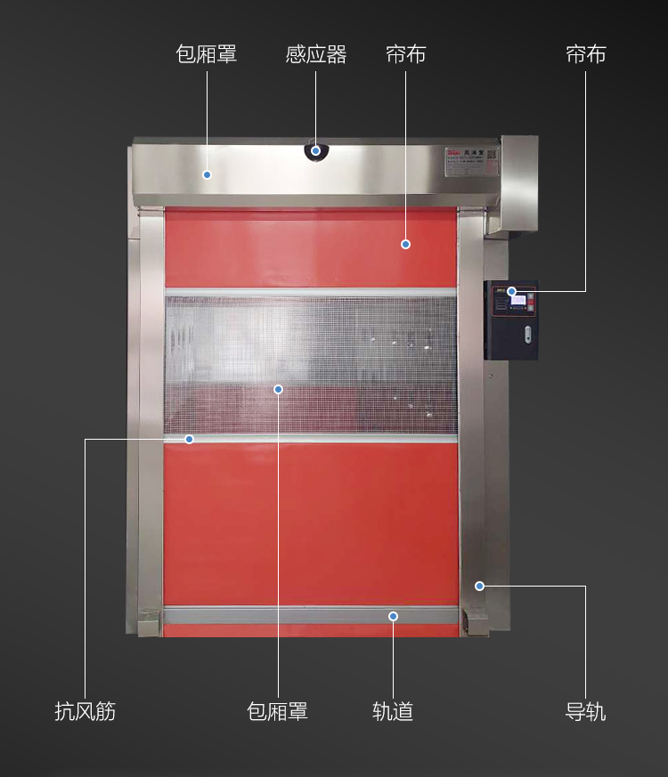 pvc卷帘门风淋室